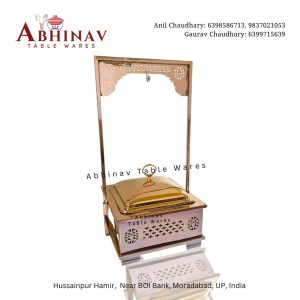 GST 14x14 Rose Gold 6Ltre Chafing Dish