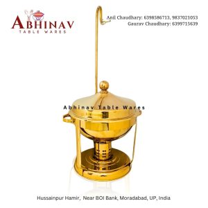 Patti Handi 6Ltr Chafing Dish | Gold