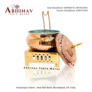Capsul Handi 3 Ltr Chafing Dish | Gold Antique