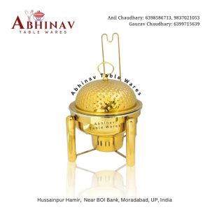 Capsul Handi 6 Ltr Chafing Dish | PVD Gold