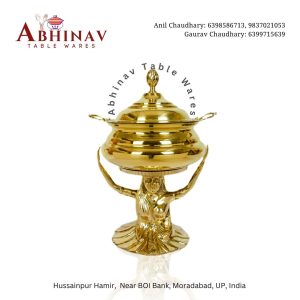 Brass Doll Chafing Dish By AT Wares